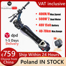 EU Stock inkl. MwSt. Mercane WideWheel Pro Kickscooter 48V 1000W Smart Electric Scooter Dual Motor Patinete Electrico 40km/h