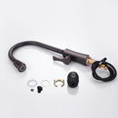 Grifos De cocina Chrome Torneira Para Cozinha De Parede Crane Para Cocina Grifo Mezclador De Agua Grifo Mezclador De Fregadero Negro 866388