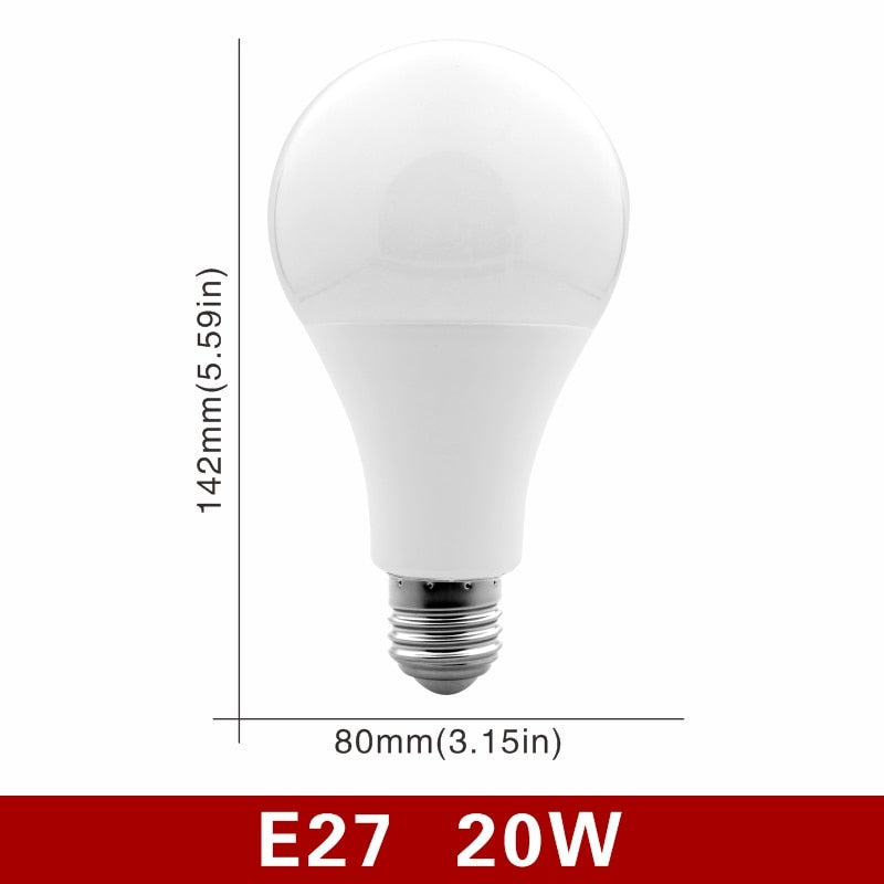 4pcs/lot LED Bulb E27 E14 20W 18W 15W 12W 9W 6W 3W Lampada LED Light AC 220V Bombilla Spotlight Lighting Cold/Warm White Lamp