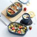 Isolierte Lunchbox aus Edelstahl, Studentenschule, mehrschichtige Lunchbox, Geschirr, Bento, Lebensmittelbehälter, Aufbewahrung, Frühstücksboxen
