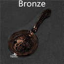 Totenkopf und mechanische Uhr Bar Sieb gefedert Cocktailsieb Edelstahl Deluxe Sieb Bar Werkzeuge