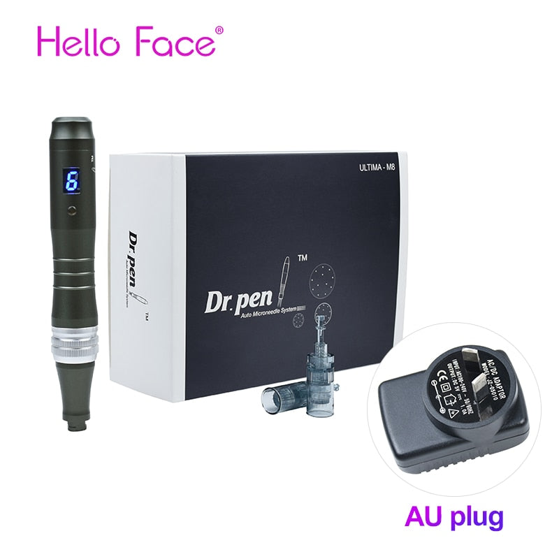 Dr. Pen Ultima M8 Professional Derma Pen Wireless Leistungsstarker dr pen Elektrischer Mircroneedling Pen Mesotherapie-Hautpflegemaschine