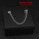 Edelstahl-Ohrringe Anti-verlorener Ohrclip Drahtlose Bluetooth-Kopfhörerhalter Zubehör Frauen Männer Ohrringe für Airpods