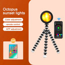 Sonnenuntergangs-Projektionslampe, USB-Anschluss, 180 ° drehbare LED-Projektorlampe, für die Schaffung von Selfie-Atmosphäre im Schlafzimmer