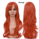 S-noilite Synthetic 28colors 22inch Loose Wave Perücken Halloween Cosplay Perücke Blau Rot Rosa Grau Lila Haarperücke Cosplay für Party