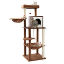 Inches Multi-Level Cat Tree Modern Cat Activity Tower with Sisal Scratching Posts Hammock and Extra-Large Top Perch Cat Toy