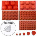 Schokoladenkugelform Halbkugelform Halbkugelform Silikon Schokoladenkuchen Mousse Dessert Backen Gebäck Backformen