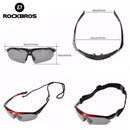 ROCKBROS Radfahren Polarisierte Brille Fahrrad Photochrome Outdoor Sports Sonnenbrille MTB PC Brille Eyewear 5/3 Linse Fahrradzubehör