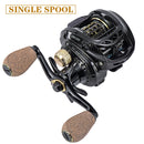 GBC200 142g ultraligero fibra de carbono BFS Baitcasting carrete de pesca carrete doble cebo de pesca carrete de fundición suave carrete de pesca UL