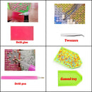 Ozeanlandschaft voller Bohrer rund quadratisch Diamantstickerei Nordic Beach Pink Bus 5d Diy Diamond Painting Kits Diamond Mosaic