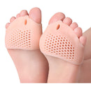 Almohadillas de silicona para el antepié, almohadillas para aliviar el dolor, separador de dedos, plantillas de Gel suave, Protector para dedos de los pies, almohadillas para tacones altos para el cuidado de los pies