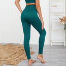 Trainingshose Gym Nahtlose Leggings Sport Damen Fitness Yogahose Hohe Taille Kompressionshose Sport Yoga Leggings Sportbekleidung