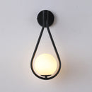 Moderne LED Wandleuchten Metall Wohnzimmer Lampe Mode Nordic Nachttisch Glas Wandleuchte Schlafzimmer Dekoration Beleuchtung