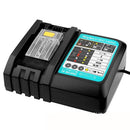 Li-ion Battery Charger for Makita Battery Charger 18V 14.4V BL1860, BL1850, BL1840, BL1830, BL1820, BL1415, BL1440 DC18RC 3A