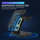 3 in 1 15W Fast Wireless Charger Dock Stand für iPhone 13 12 11 XS XR X 8 Apple Watch iWatch 7 6 Airpods Pro Qi Ladestation
