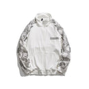 High Street Jacke Herren Cashew Letter Print Reflektierende Windjacke Frühling 2021 Patchwork Herren Bomberjacke Paare