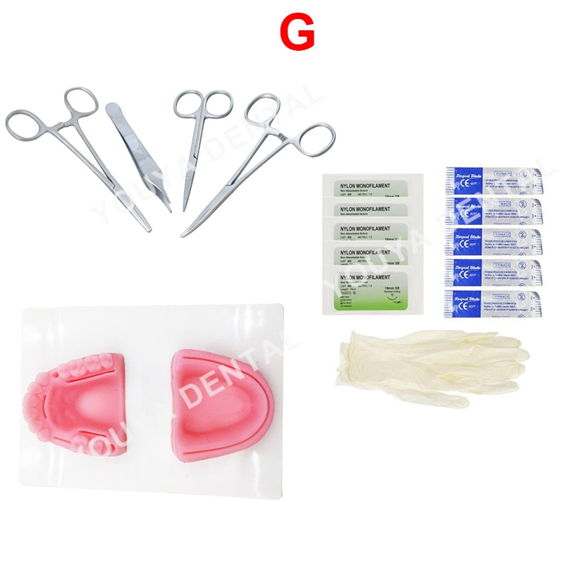 Dental Suture Kit Medical Skin Suture Surgical Training Kit Chirurgical Surgical Practice Set Oral Doctors Dental Teaching Model