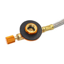 Outdoor-Gasherd Campingkocher Propan-Nachfülladapter Brenner LPG-Flachzylindertank Koppler Behälteradapter Sparen Sie Metallrohr