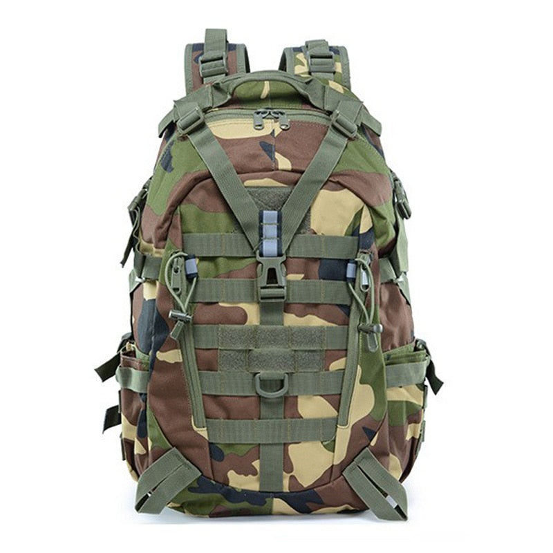 40L Camping Hiking Backpack Men Military Tactical Bag Outdoor Travel Bags Army Molle Climbing Rucksack Hiking Sac De Sport Bag