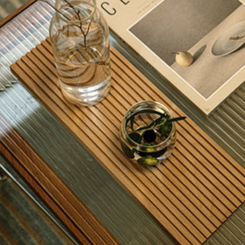 Bandeja de postre de pan ondulado al agua, tabla de cortar, placa de colocación de diseño geométrico creativo, molde de arte de superficie curva