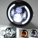 7,5 Zoll Universal Cafe Racer Runde Motorrad LED Scheinwerfer Scheinwerfer Distanzlicht Refit 7,5 Zoll Motorrad Scheinwerfer Cafe Racer