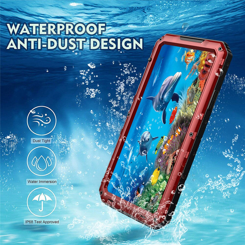 Luxury Metal Aluminum IP68 Waterproof Phone Case for iPhone SE 2 11 Pro Max XR X 6 6S 7 8 Plus XS Max Shockproof Dustproof Cover