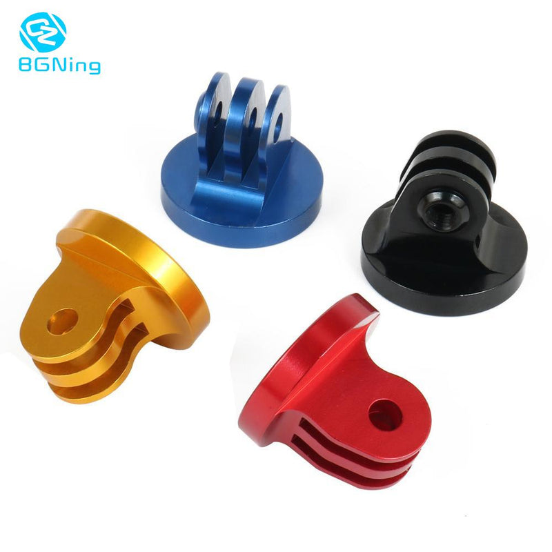 For Gopro Tripod Mount Adapter 1/4 Thread Adapter CNC Aluminium Alloy for Go Pro Hero 9 8 7 6 5 4 3+ Action Camera Accessories
