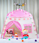 Baby Princess Game House Flowers Blühender Junge Mädchen Übergroßes Haus Faltbares Spielzelt Kinder Indoor Outdoor Castle Tent Geschenke