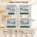 GIRIER Tuya ZigBee 3.0 Schaltmodul 10A Smart Home DIY Breaker 1 2 3 4 Gang Unterstützt 2-Wege-Steuerung Funktioniert mit Alexa Google Home