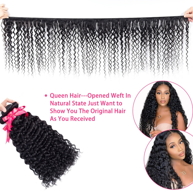 Water Wave Bundles Brazilian Hair Weave Bundles Remy Hair Bundles Deals 1/3/4 bundles  human hair Curly Hair Bundles Queen Hair