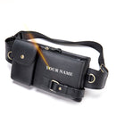 WESTAL Men Belt Bag Men's Waist Bags Genuine Leather Male Fanny Pack Leather Money Phone Pouch Bag Hip Men's Shoulder Bags 9080