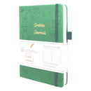 BUKE Dotted Journal Dot Grid Notebook Sketcbook - PU Leather, 160gsm Thick Paper, Inner Pocket, Elastic Closure, Pen Holder