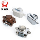 KAK 10 Stück Camper Car Push Lock RV Caravan Boat Motor Home Cabinet Draw Latch Button Locks Furniture Door Lock Hardware