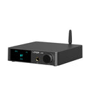 LOXJIE A30 Desktop-Stereo-Audio-Leistungsverstärker und Kopfhörerverstärker unterstützen APTX Bluetooth 5.0 ESS DAC-Chip mit Fernbedienung