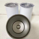 20 Unzen/15 Unzen Sublimation Straight Skinny Tumbler Blank Edelstahl Tumbler DIY Cups Vakuumisolierte Auto Kaffeetassen Geschenk