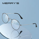 MERRYS DESIGN Klassisches rundes Brillengestell für Herren Damen Mode Kurzsichtigkeit Brillengestelle optische Brillen S2547
