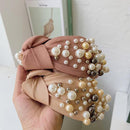 PROLY Neue Mode Frauen Haarschmuck Breite Seite Stirnband Mix Perlen Barock Haarband Für Erwachsene Mittelknoten Kopfbedeckung Großhandel