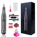 35000 RPM Nagelbohrmaschine Wiederaufladbare tragbare elektrische Nagelpoliermaschine mit Fräser Nagelwerkzeuge für die Maniküre