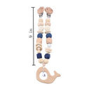 1 satz Baby Rasseln Kinderwagen Krippe Hängen Cartoon Elefant Holz Kinderwagen Clip Babybett Hängende Glocke Spielzeug Für Säuglingsgeburtstagsgeschenke