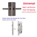 YOHEEN Wifi Elektronisches Smart-Türschloss mit Tuya-App, biometrischem Fingerabdruck-Sicherheitsschloss, Passwort-RFID-Karte