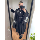 Japanische Drachen Stickerei Frauen Kimono Kleid Männer Samurai Kostüm Cosplay Strickjacke Yukata Traditionelle Cosplay Party Halloween