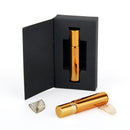 50 Teile/los 10 ml Verpackung Box Ätherisches Öl Flasche Edelstahl Roller Ball Flasche Parfüm Glasflasche Reisekosmetik