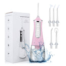 Oral Irrigator USB Rechargeable Water Flosser Portable Dental Water Jet 350ML Water Tank Waterproof Teeth Cleaner