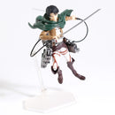 Figma Attack on Titan Eren Jaeger / Mikasa Ackerman / Levi Ackerman / PVC-Action-Figur Modell Spielzeug Figuirne