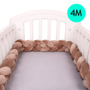 4M Baby Bett Stoßschutz Infant Wiege Kissen Kissen Zopf Knoten Stoßstange Krippe Stoßstange Tour De Lit Bebe Tresse Raumdekoration