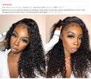 Peluca rizada 32in 250% 13x6, pelucas de cabello humano con encaje frontal, encaje transparente brasileño, peluca con nudos blanqueados prearrancados para mujer
