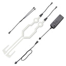 2 Stück Motorrad LED Nachtlichter Fahrradhelm EL Kaltlicht Blinkstreifen Leuchtsignal Aufkleber Universal Wasserdicht