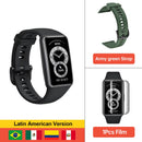 Globale Version Huawei Band 6 Band6 SpO2 BT5.0 1,47'' AMOLED-Bildschirm Herzfrequenz-Tracker 2-Wochen-Leben Braccialetto Relógio inte