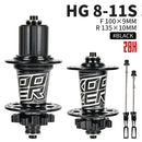 Koozer XM490 Naben 4 Lager MTB Mountainbike Nabe vorne hinten QR oder Thru 28/32/36 Löcher Scheibenbremse Fahrradnabe 8 9 10 11 12Speed