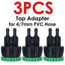 KESLA 5–100 m Gartenbewässerungsschlauch 4/7 mm PVC-Mikrobewässerungsrohr Tropfbewässerungsschlauch Sprinkler 1/4 Zoll Rasen Balkon Gewächshaus